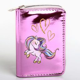 Кошелек детский с голографическим эффектом Малыш-единорог, 12.5?9?2 см - NAZAMOK KIDS фото 2