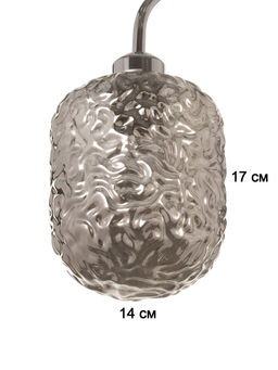 Бра BayerLux «Нью-Йорк», 1×15 Вт, Е27, хром, 24×14×30×100 см