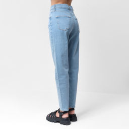Джинсы женские мом MIST: Denim, размер (25) 40-42, голубые