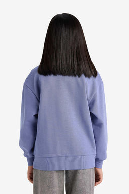 Relax Fit Basic Sweatshirt K_z _ocuk - Defacto фото 4