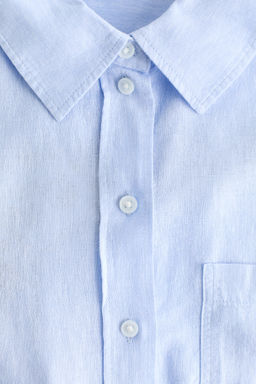 Camisa en mezcla de lino - H&m фото 10