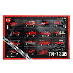 Машинки металлические Пожарная служба, набор 15 шт. - Simaland фото 16