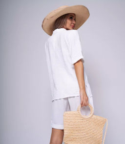 Костюм #ОБШ1452, белый - Dommod фото 5