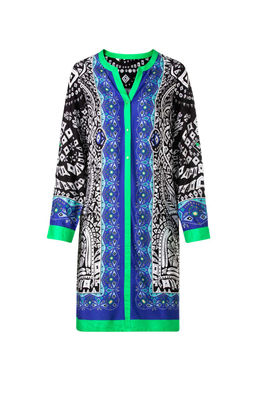 Платье, сине-зеленое - Heine фото 2