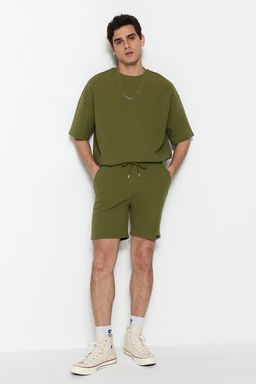 TRENDYOL MAN Premium Siyah Regular %100 Pamuklu Fit Dokulu Sort & Bermuda TMNSS23SR00032 - Trendyolmilla фото 10
