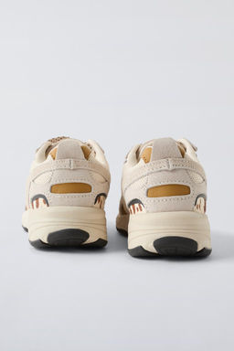 COW LEATHER SNEAKERS - Zara фото 4