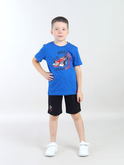 CRB wear / CWKB 90276-42 Комплект для мальчика (футболка, шорты),синий