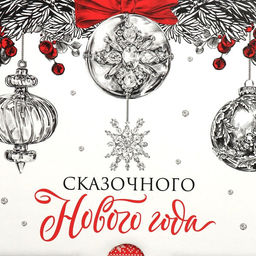 Цена за 2 шт. Коробка подарочная новогодняя складная «Сказочного Нового года», 22×15×10 см
