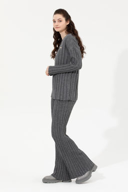 U. S. Polo Assn Женские серые меланжевые трикотажные брюки - U.s. polo assn фото 3