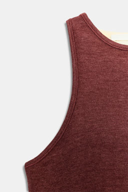 CAMISETA MANGA SISA / blanco-naranja - Zara фото 7