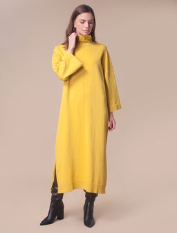 VILATTE / Платье тонкой вязки из хлопка с нейлоном