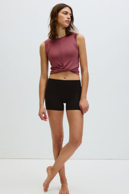 Top de deporte con detalle cruzado Slim Fit - H&m фото 4