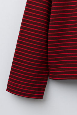 STRIPED PRINT T-SHIRT - Zara фото 4