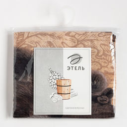 Полотенце Люблю баньку 70х146 см, 100% хлопок 160гр/м2 - Этель фото 6