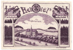 Банкнота 50 геллеров 1920 года Австрия  Роттенбах (нотгельд)