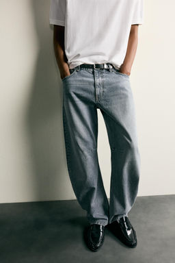 JEANS STRAIGHT BARREL FIT / Azul - Zara фото 5