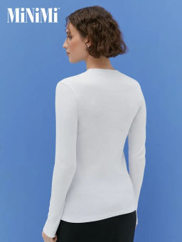 1611С Fresh Лонгслив округ. горловина (кашкорсе), MINIMI