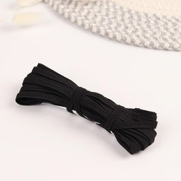 Цена за 5 шт. Резинка бельевая, 6 мм, 10±1 м, чёрная