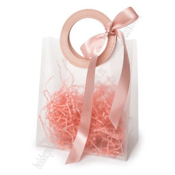 Пакет подарочный 23*27*13 см (12 шт) SF-8121, розовый - Больше подарков фото 2