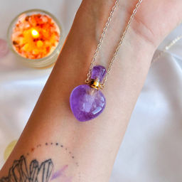 Кулон "Флакон" из Аметиста