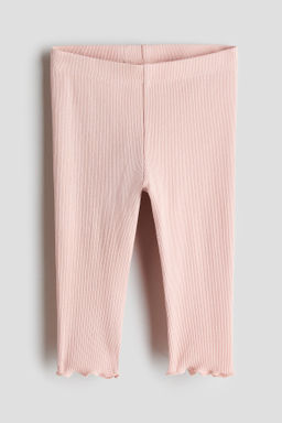 Leggings de algod?n acanalado