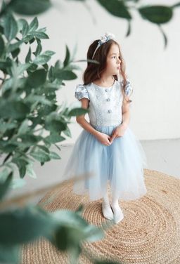 А22-3 Платье для девочки Эльза - Etoelf фото 5