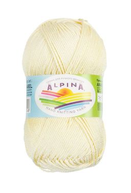 Пряжа ALPINA ANABEL 100% мерсеризованный хлопок 10 шт. х 50 г 120 м  6 м