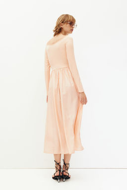 Vestido off-the-shoulder - H&m фото 4