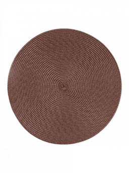 Набор салфеток сервировочных D36, 4 штуки коричневый полипропилен - Denastia фото 2