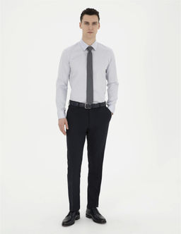 Gri Slim Fit Uzun Kollu Basic G_mlek - Pierre cardin фото 4