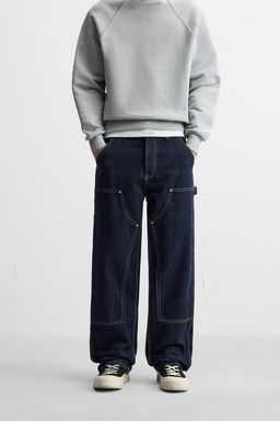 CARPENTER STRAIGHT-LEG JEANS - Zara фото 22