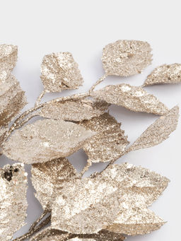 Ветка декоративная, 74 см, пластик/металл, золотистая, Листья, Interior gold - Anna lafarg фото 5