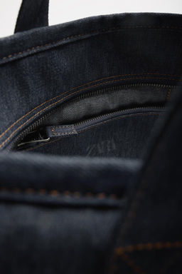 DENIM TOTE BAG - Zara фото 4