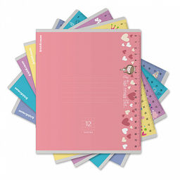 Цена за 10 шт. Тетрадь школьная ученическая ErichKrause Ruler Magic ассорти, 12 листов, клетка (в плёнке по 10 шт.)_MIX-PACK