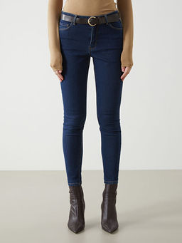 Beli Kemerli Mercury Skinny Fit Kad?n Jean Pantolon