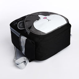 Рюкзак детский на молнии, 3 наружных кармана, цвет чёрный - Simaland фото 3