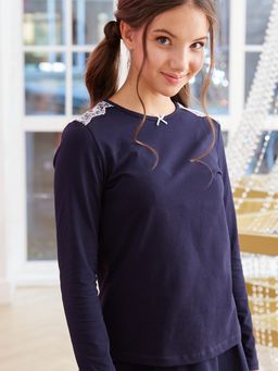 Блузка темно-синий 5230501 - Nota bene фото 19