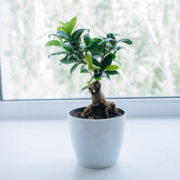 Цена за 4 шт. Кашпо для цветов, d=10 см, 0.5 л, пластик, белое