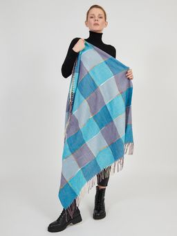 Большой  платок в стиле арт-деко в составе шерсть - Tantino фото 5