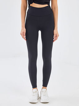 Kad?n Beli Lastikli Ekstra Dar Fit D?z Tayt