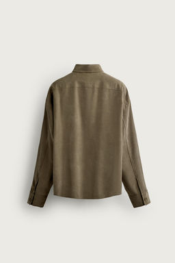 CAMISA FLUIDA RELAXED FIT / Marr?n - Zara фото 9