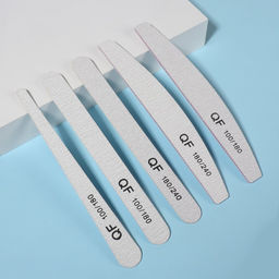 Пилка-наждак, набор Асорти 5 шт, 18 см, цвет серый