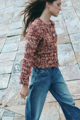 TEXTURED KNIT CARDIGAN - Zara фото 3
