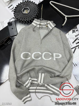 Свитшот женский на полузамке - Bruno фото 2