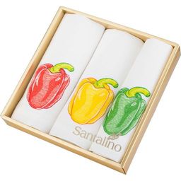 КОМПЛЕКТ САЛФЕТОК 42*42 СМ. ИЗ 3 ШТ., ПЕРЧИК, П/Э100