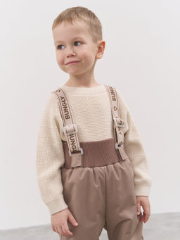 Полукомбинезон демисезонный мембранный Латте 0+ - Bungly фото 4