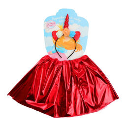 Карнавальный набор Единорог, ободок, юбка, 4-6 лет, цвет красный - Страна карнавалия фото 2