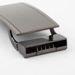 Пряжка для ремня, автоматическая, 7,5 3,7 см, цвет чёрный никель - Арт узор фото 3