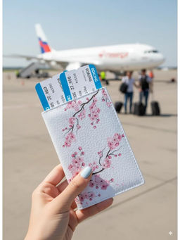 Кожаная обложка для паспорта с принтом - Sergio valentini фото 2