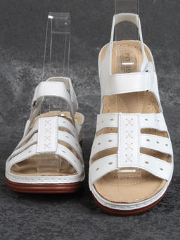 06-PEI02-1 WHITE Туфли летние женские (натуральная кожа) - No name фото 8